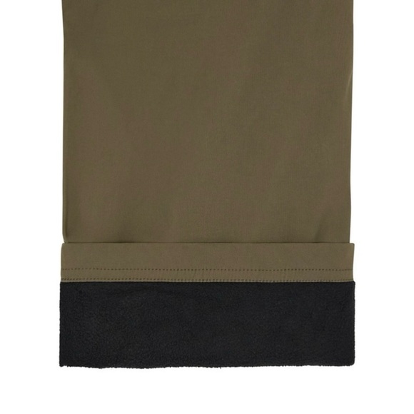 NWT Eddie Bauer Women’s Fleece Lined Rainier Pants 10 UPF 50 green hiking cargo - Picture 3 of 4